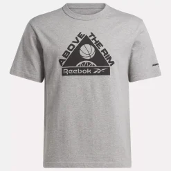 Tops & T-Shirts|Reebok Tops & T-Shirts Basketball Above The Rim Graphic T-Shirt