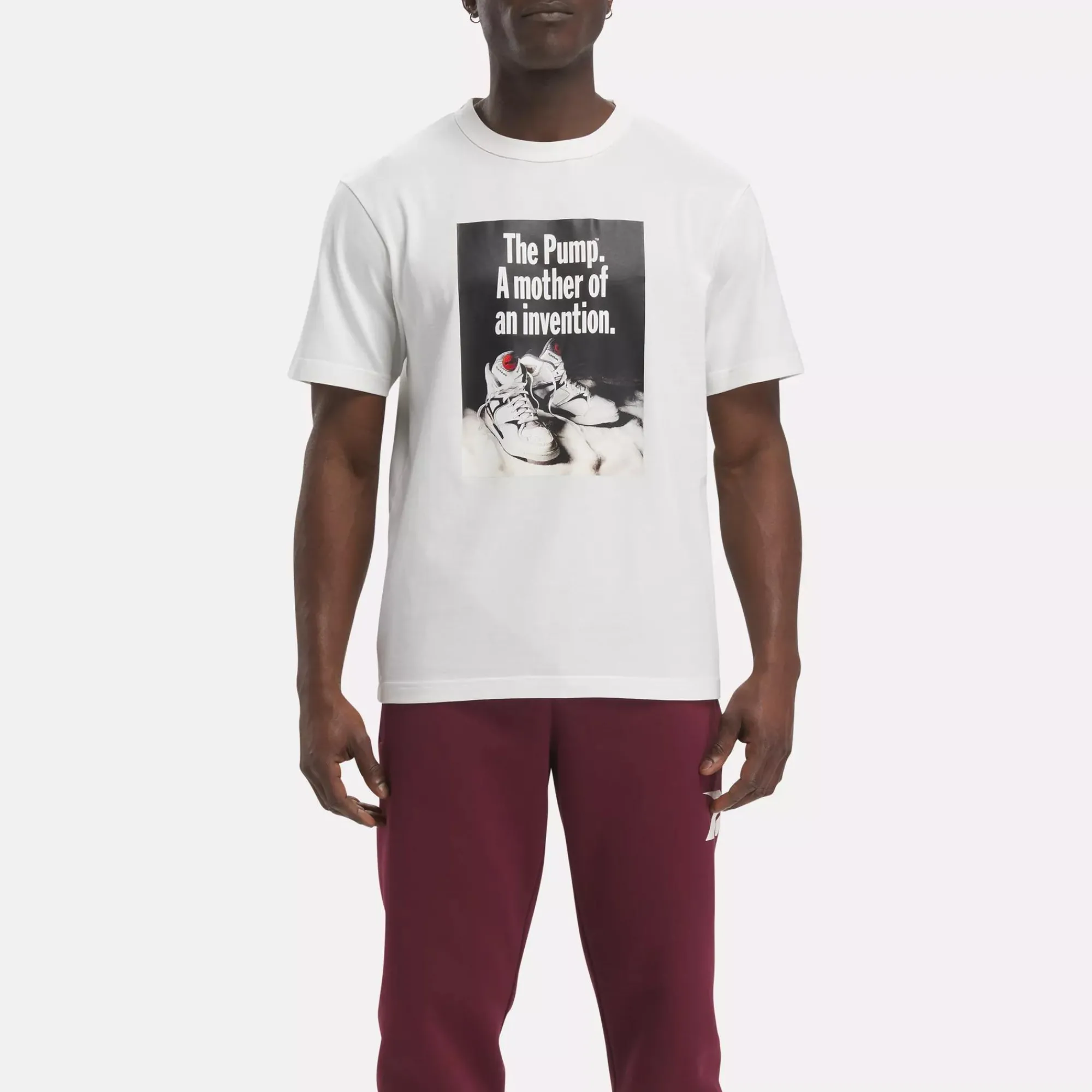 Tops & T-Shirts|Reebok Tops & T-Shirts Basketball Pump Graphic T-Shirt