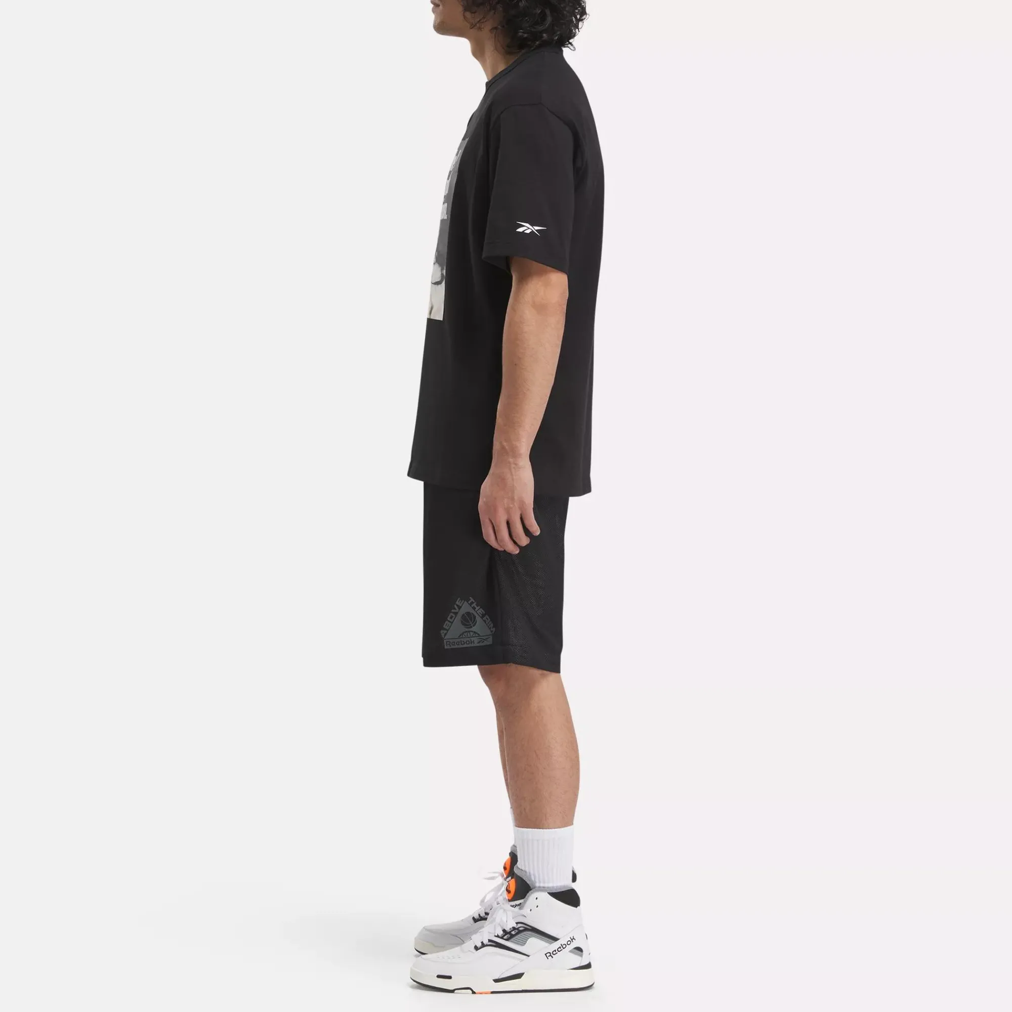 Tops & T-Shirts|Reebok Tops & T-Shirts Basketball Pump Graphic T-Shirt