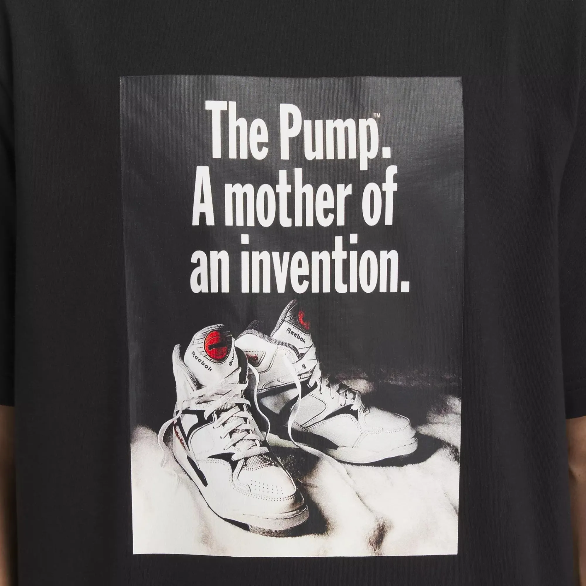 Tops & T-Shirts|Reebok Tops & T-Shirts Basketball Pump Graphic T-Shirt