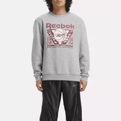 Hoodies & Sweatshirts|Reebok Hoodies & Sweatshirts Basketball Seasonal Crew Sweatshirt