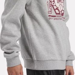 Hoodies & Sweatshirts|Reebok Hoodies & Sweatshirts Basketball Seasonal Crew Sweatshirt