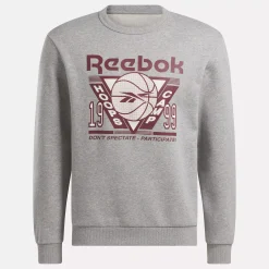 Hoodies & Sweatshirts|Reebok Hoodies & Sweatshirts Basketball Seasonal Crew Sweatshirt