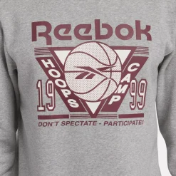 Hoodies & Sweatshirts|Reebok Hoodies & Sweatshirts Basketball Seasonal Crew Sweatshirt