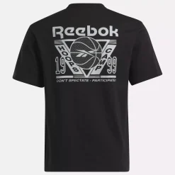 Tops & T-Shirts|Reebok Tops & T-Shirts Basketball Seasonal Graphic T-Shirt
