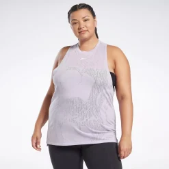 Tank Tops|Reebok Tank Tops Burnout Tank Top (Plus Size)