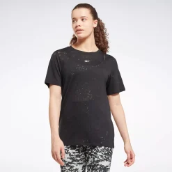 Tops & T-Shirts|Reebok Tops & T-Shirts Burnout T-Shirt