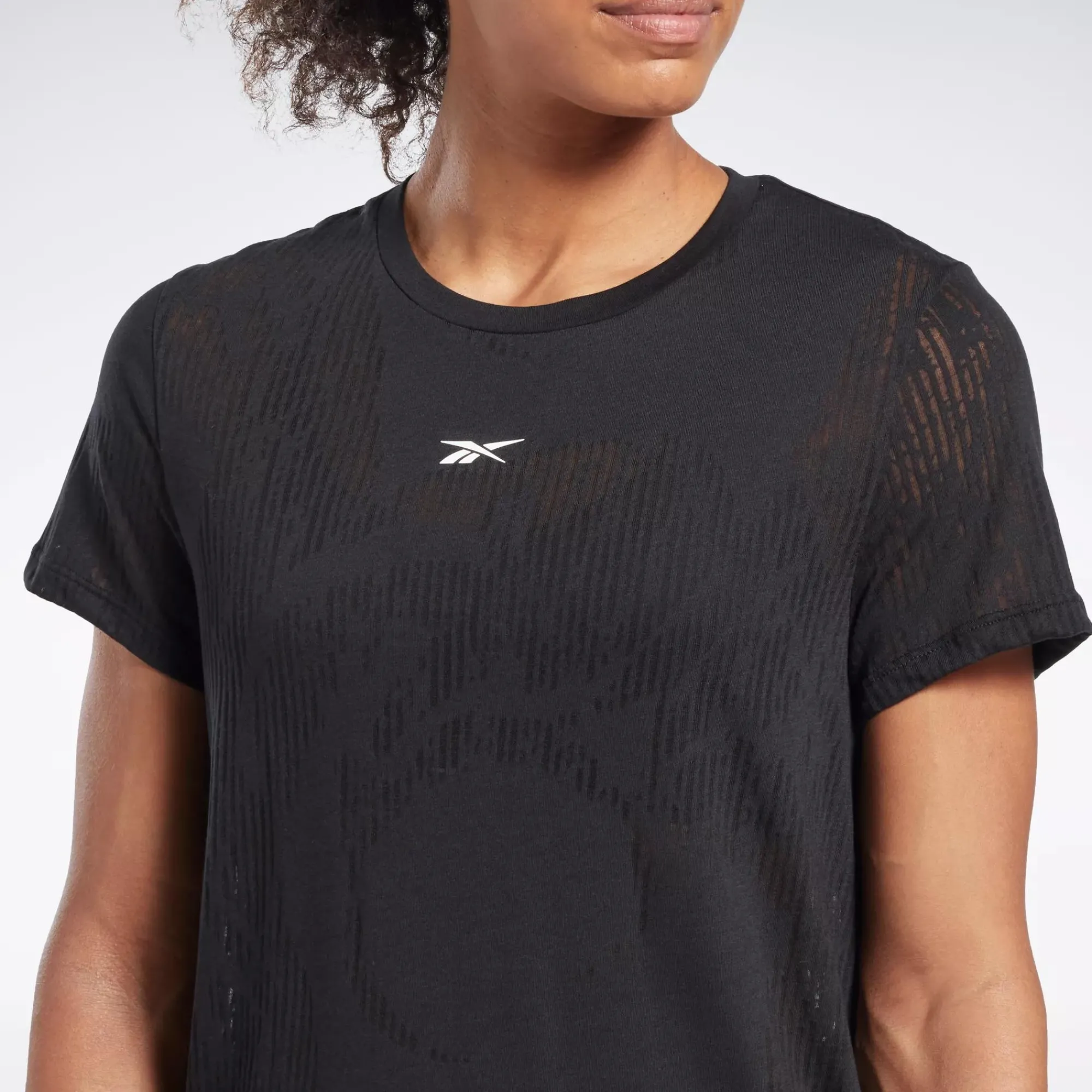 Tops & T-Shirts|Reebok Tops & T-Shirts Burnout T-Shirt