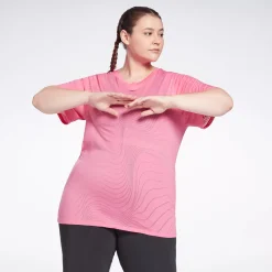 Tops & T-Shirts|Reebok Tops & T-Shirts Burnout T-Shirt (Plus Size)