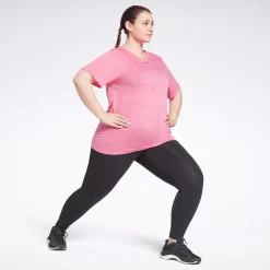 Tops & T-Shirts|Reebok Tops & T-Shirts Burnout T-Shirt (Plus Size)