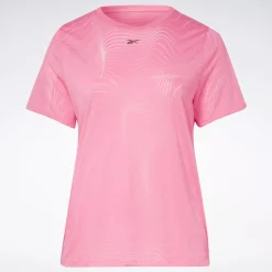 Tops & T-Shirts|Reebok Tops & T-Shirts Burnout T-Shirt (Plus Size)