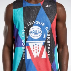 Tank Tops|Reebok Tank Tops City League Reversible Mesh Jersey