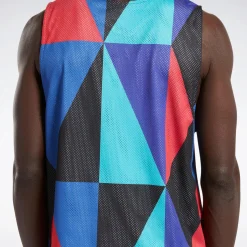 Tank Tops|Reebok Tank Tops City League Reversible Mesh Jersey
