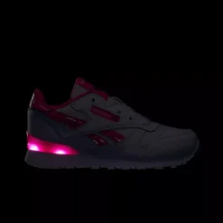 Big Kids' Shoes (Sizes 3.5-7)|Reebok Big Kids' Shoes (Sizes 3.5-7) Classic Leather Step 'N' Flash Shoes - Preschool