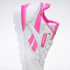 Big Kids' Shoes (Sizes 3.5-7)|Reebok Big Kids' Shoes (Sizes 3.5-7) Classic Leather Step 'N' Flash Shoes - Preschool