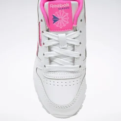 Big Kids' Shoes (Sizes 3.5-7)|Reebok Big Kids' Shoes (Sizes 3.5-7) Classic Leather Step 'N' Flash Shoes - Preschool