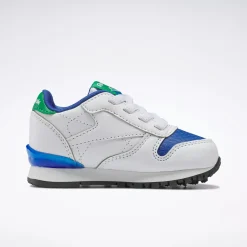 Big Kids' Shoes (Sizes 3.5-7)|Reebok Big Kids' Shoes (Sizes 3.5-7) Classic Leather Step 'N' Flash Shoes - Toddler