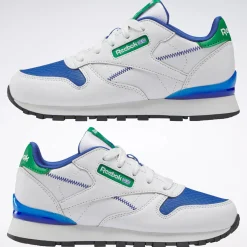 Big Kids' Shoes (Sizes 3.5-7)|Reebok Big Kids' Shoes (Sizes 3.5-7) Classic Leather Step 'N' Flash Shoes - Preschool