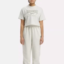 Loungewear|Reebok Loungewear Classics Archive Essentials Big Logo Crop T-Shirt