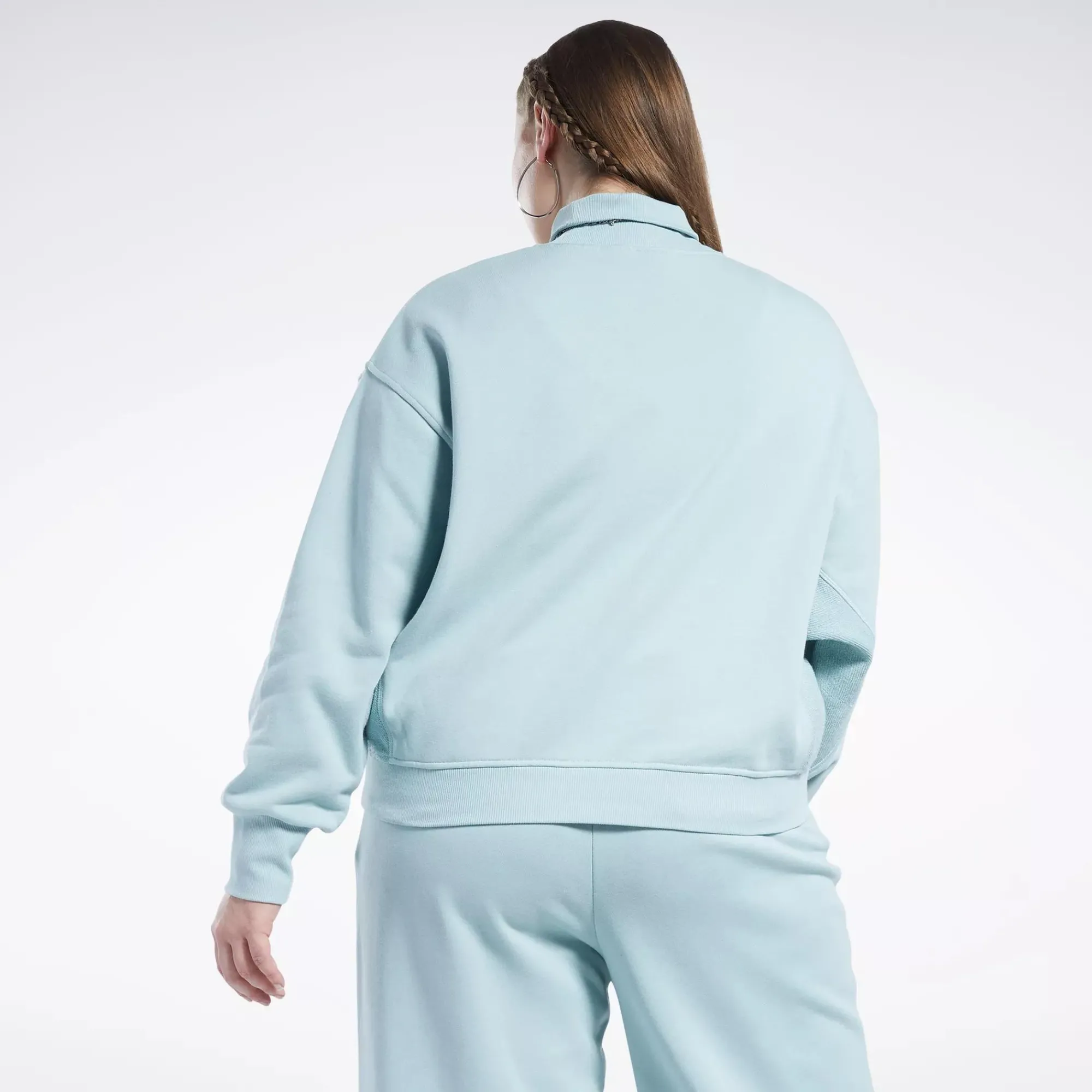 Hoodies & Sweatshirts|Reebok Hoodies & Sweatshirts Classics Cotton French Terry Sweatshirt (Plus Size)