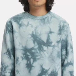 Hoodies & Sweatshirts|Reebok Hoodies & Sweatshirts Classics Natural Dye Marble Crew Sweatshirt