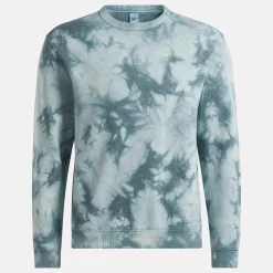 Hoodies & Sweatshirts|Reebok Hoodies & Sweatshirts Classics Natural Dye Marble Crew Sweatshirt