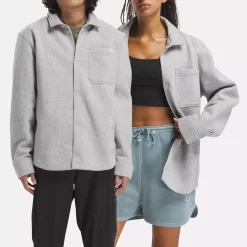 Tops & T-Shirts|Reebok Tops & T-Shirts Classics Wardrobe Essentials Fleece Overshirt