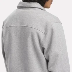 Tops & T-Shirts|Reebok Tops & T-Shirts Classics Wardrobe Essentials Fleece Overshirt