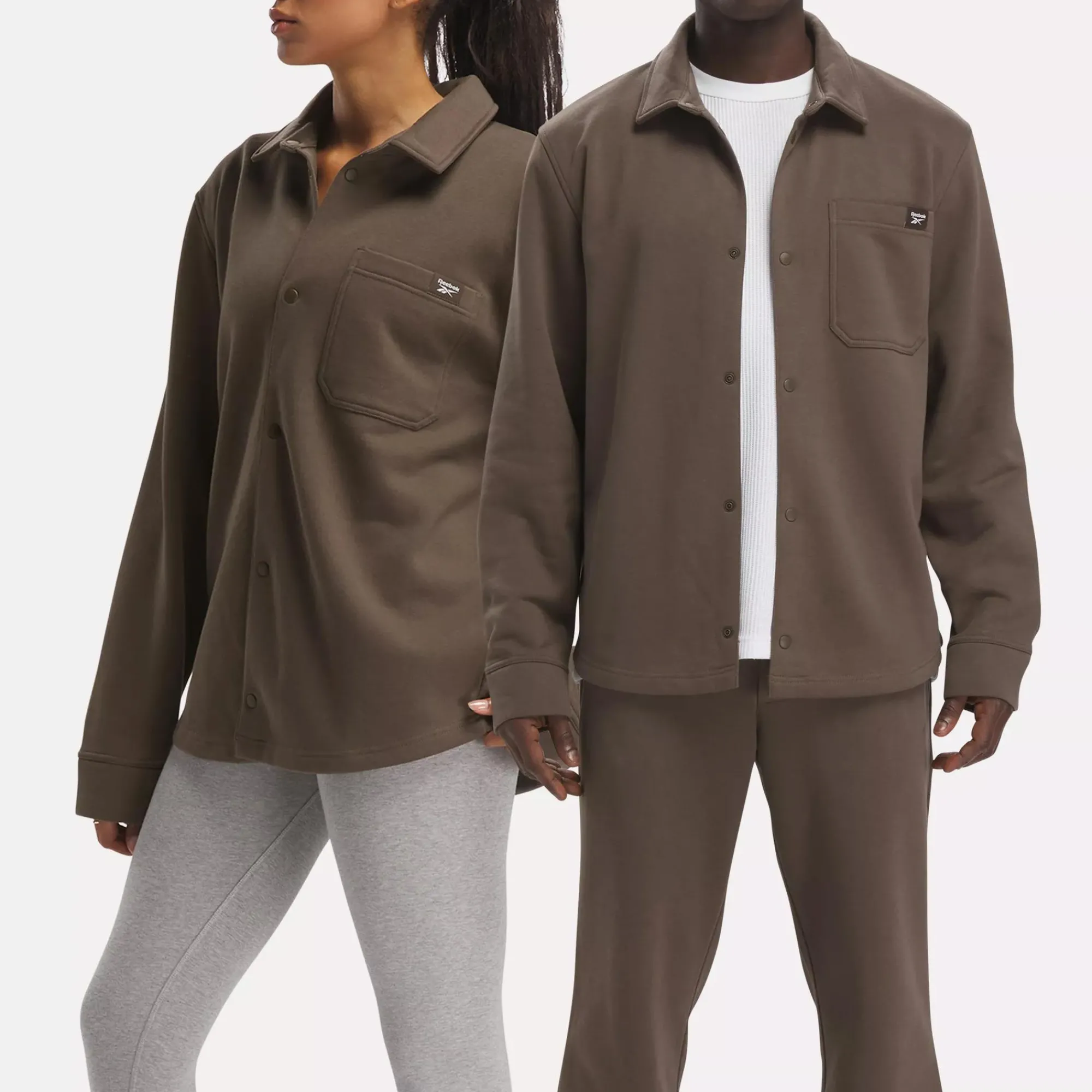 Tops & T-Shirts|Reebok Tops & T-Shirts Classics Wardrobe Essentials Fleece Overshirt