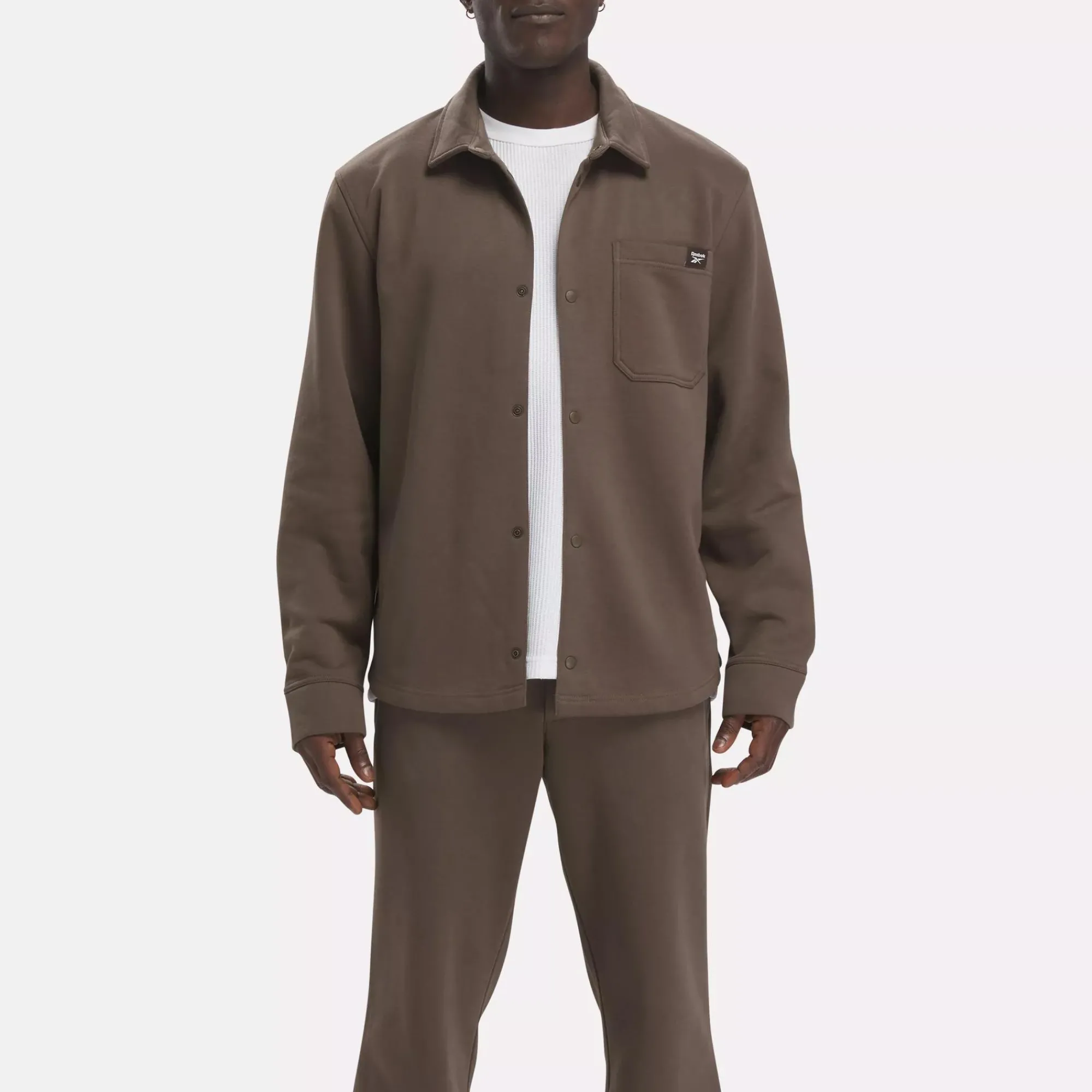 Tops & T-Shirts|Reebok Tops & T-Shirts Classics Wardrobe Essentials Fleece Overshirt