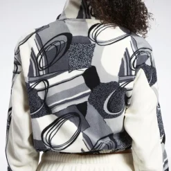 Hoodies & Sweatshirts|Reebok Hoodies & Sweatshirts Classics Winter Print Half-Zip Sweatshirt