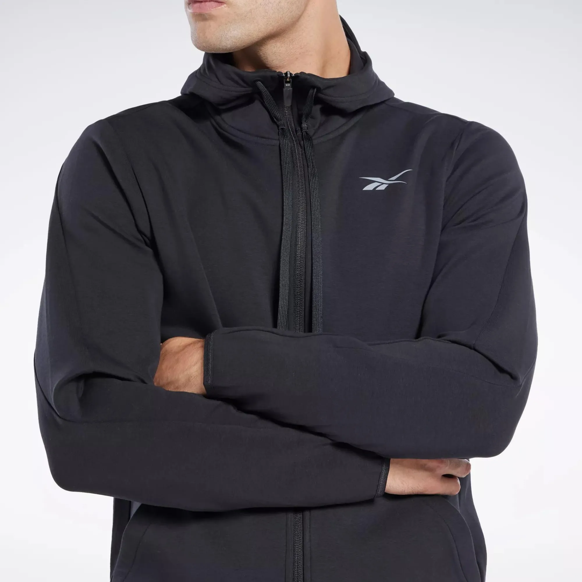 Jackets|Reebok Jackets Dreamblend Zip-Up Hoodie