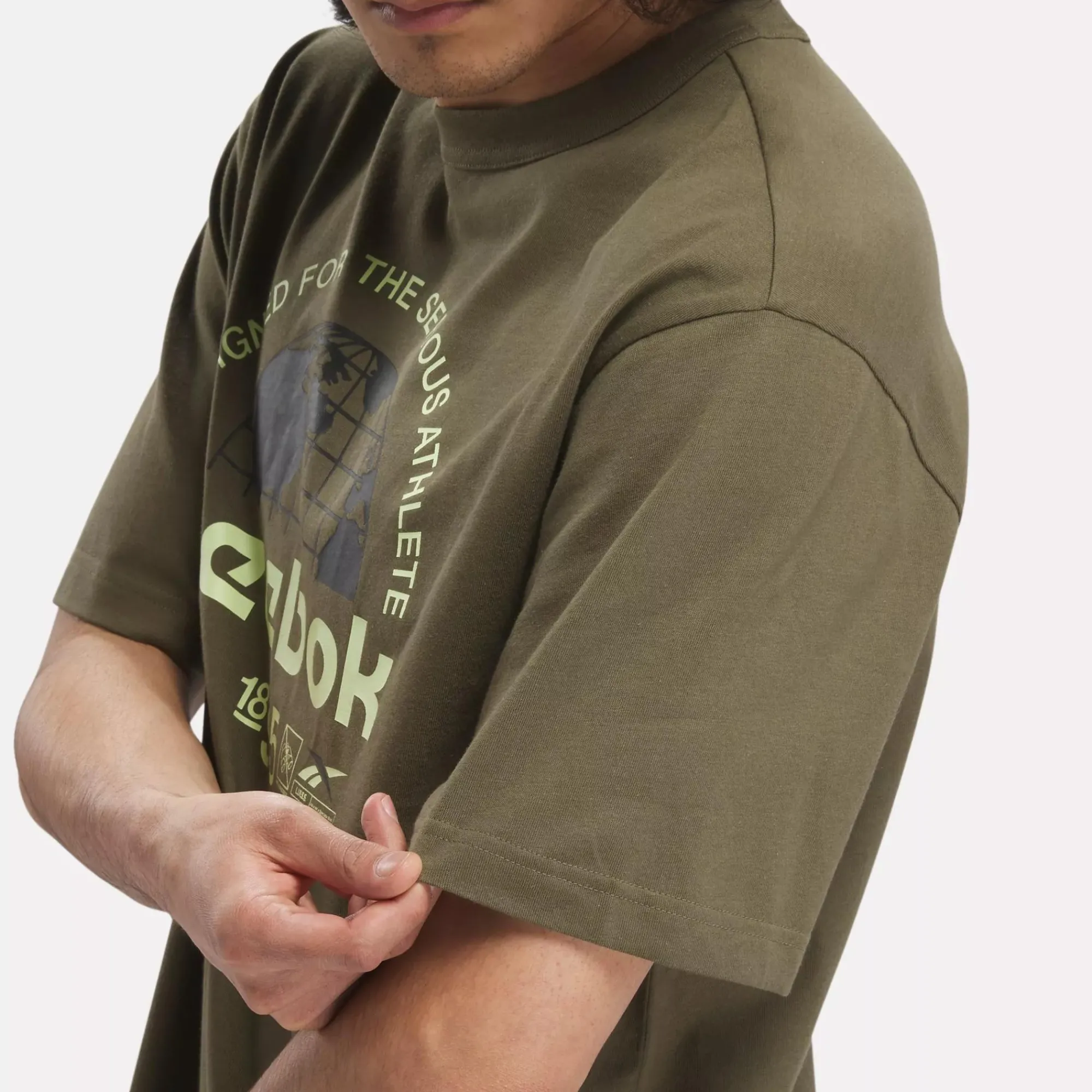 Tops & T-Shirts|Reebok Tops & T-Shirts Graphic Series Globe T-Shirt