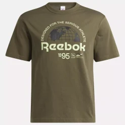 Tops & T-Shirts|Reebok Tops & T-Shirts Graphic Series Globe T-Shirt