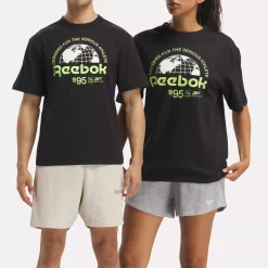 Tops & T-Shirts|Reebok Tops & T-Shirts Graphic Series Globe T-Shirt