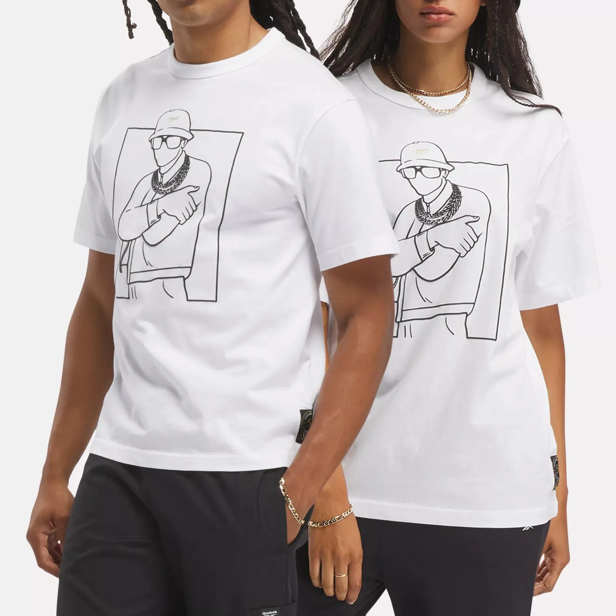 Tops & T-Shirts|Reebok Tops & T-Shirts Hip Hop B-Boy Pose T-Shirt