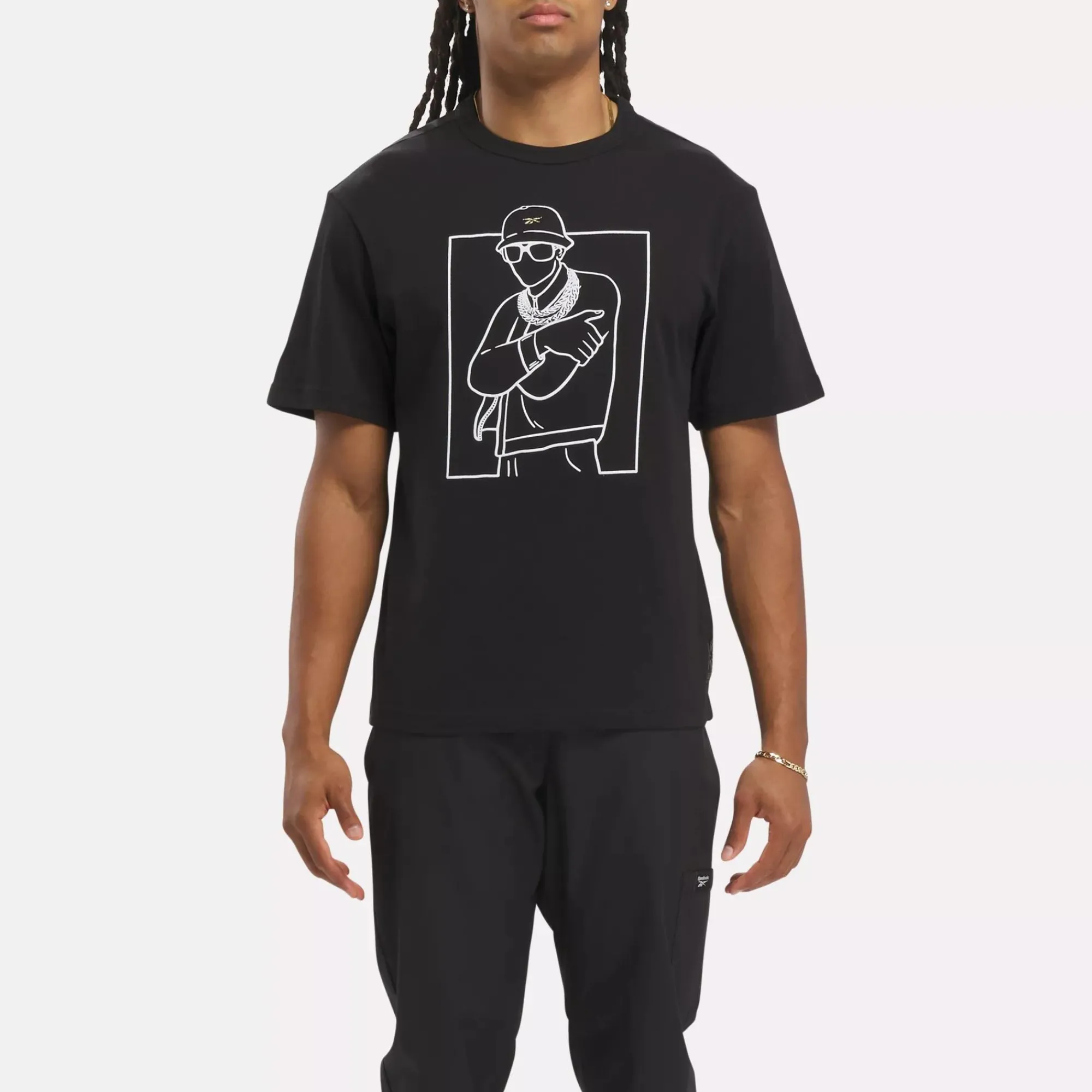 Tops & T-Shirts|Reebok Tops & T-Shirts Hip Hop B-Boy Pose T-Shirt