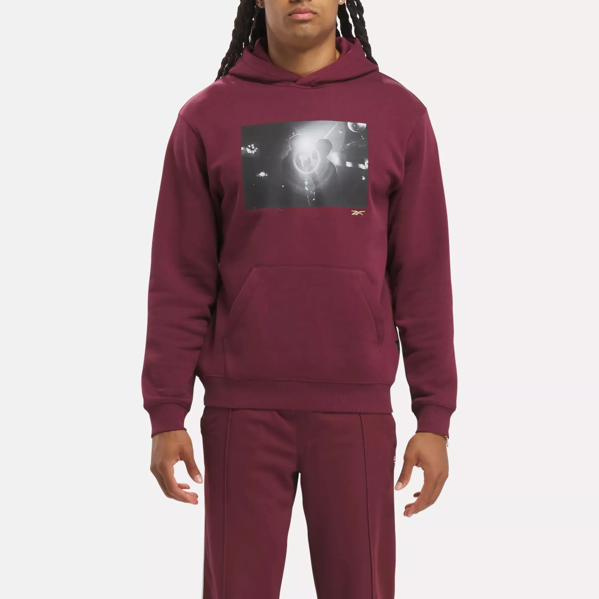 Hoodies & Sweatshirts|Reebok Hoodies & Sweatshirts Hip Hop Photo Hoodie