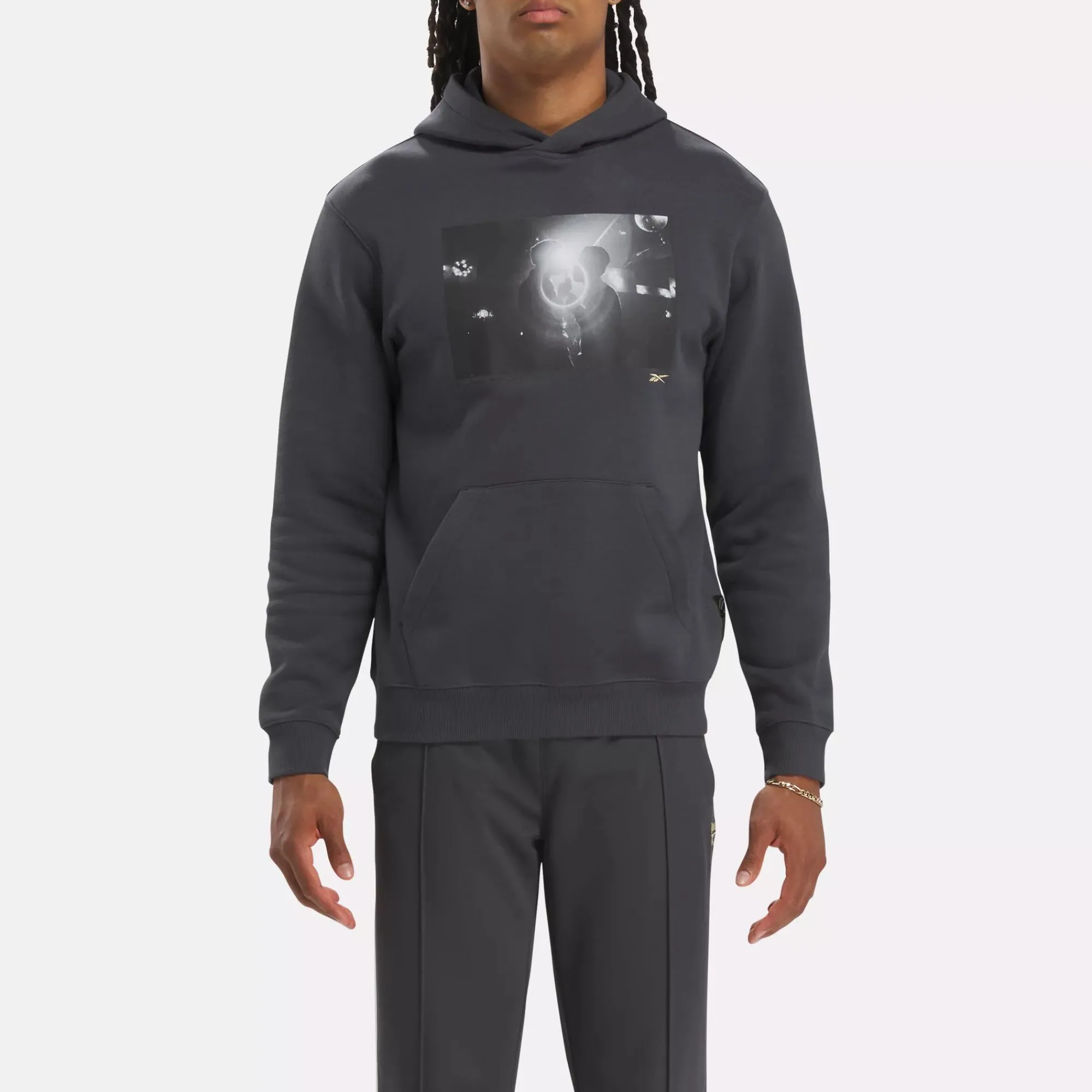 Hoodies & Sweatshirts|Reebok Hoodies & Sweatshirts Hip Hop Photo Hoodie