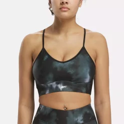 Sports Bras|Reebok Sports Bras Id Train Allover Print Bra