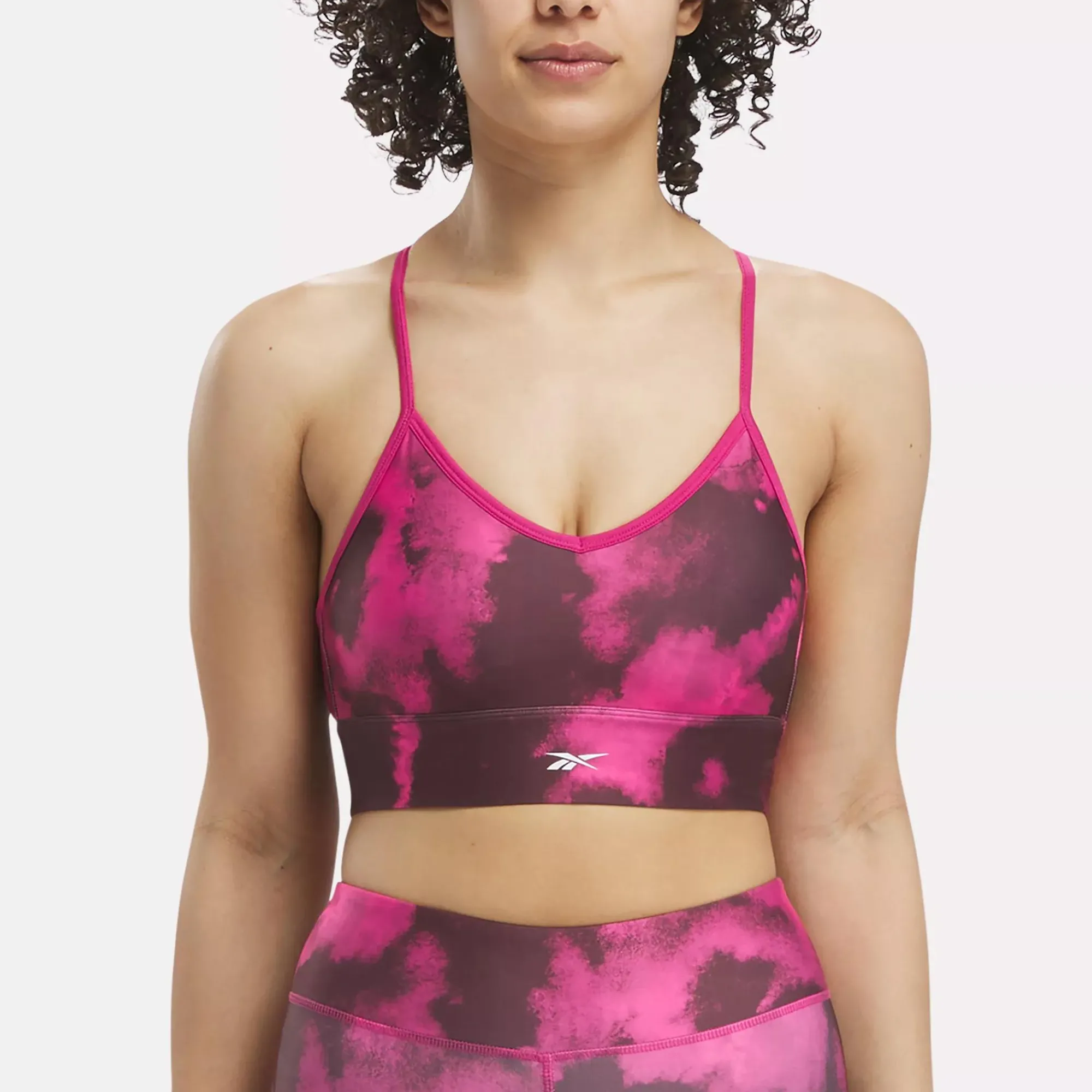 Sports Bras|Reebok Sports Bras Id Train Allover Print Bra