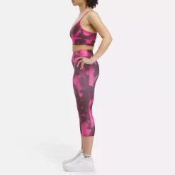 Leggings & Tights|Reebok Leggings & Tights Id Train Allover Print Capri Leggings