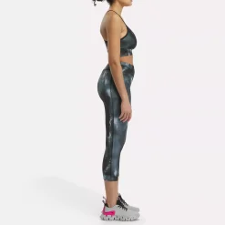 Leggings & Tights|Reebok Leggings & Tights Id Train Allover Print Capri Leggings