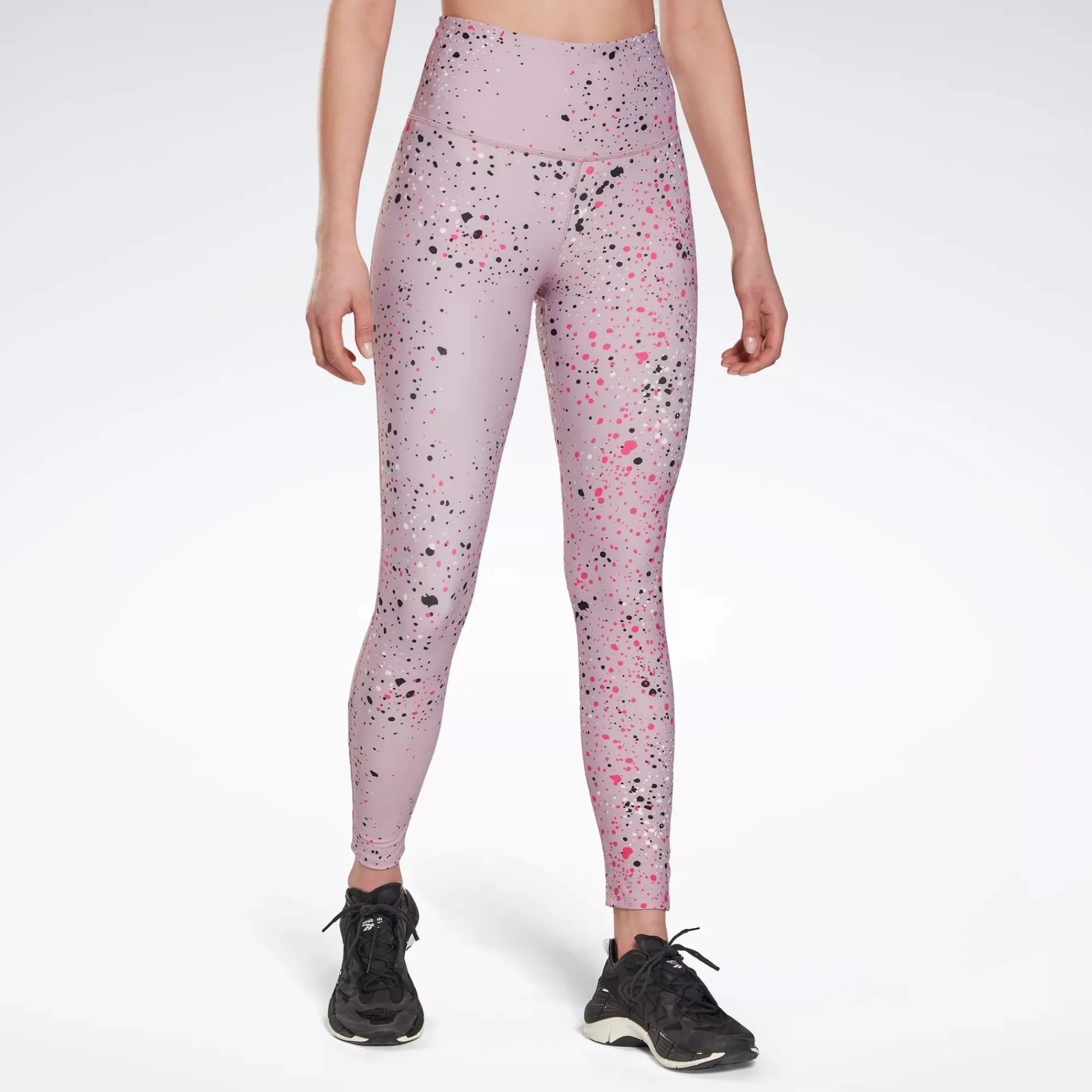 Leggings & Tights|Reebok Leggings & Tights Lux 2.0 Multi-Colored Speckle Leggings