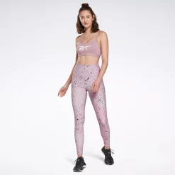 Leggings & Tights|Reebok Leggings & Tights Lux 2.0 Multi-Colored Speckle Leggings