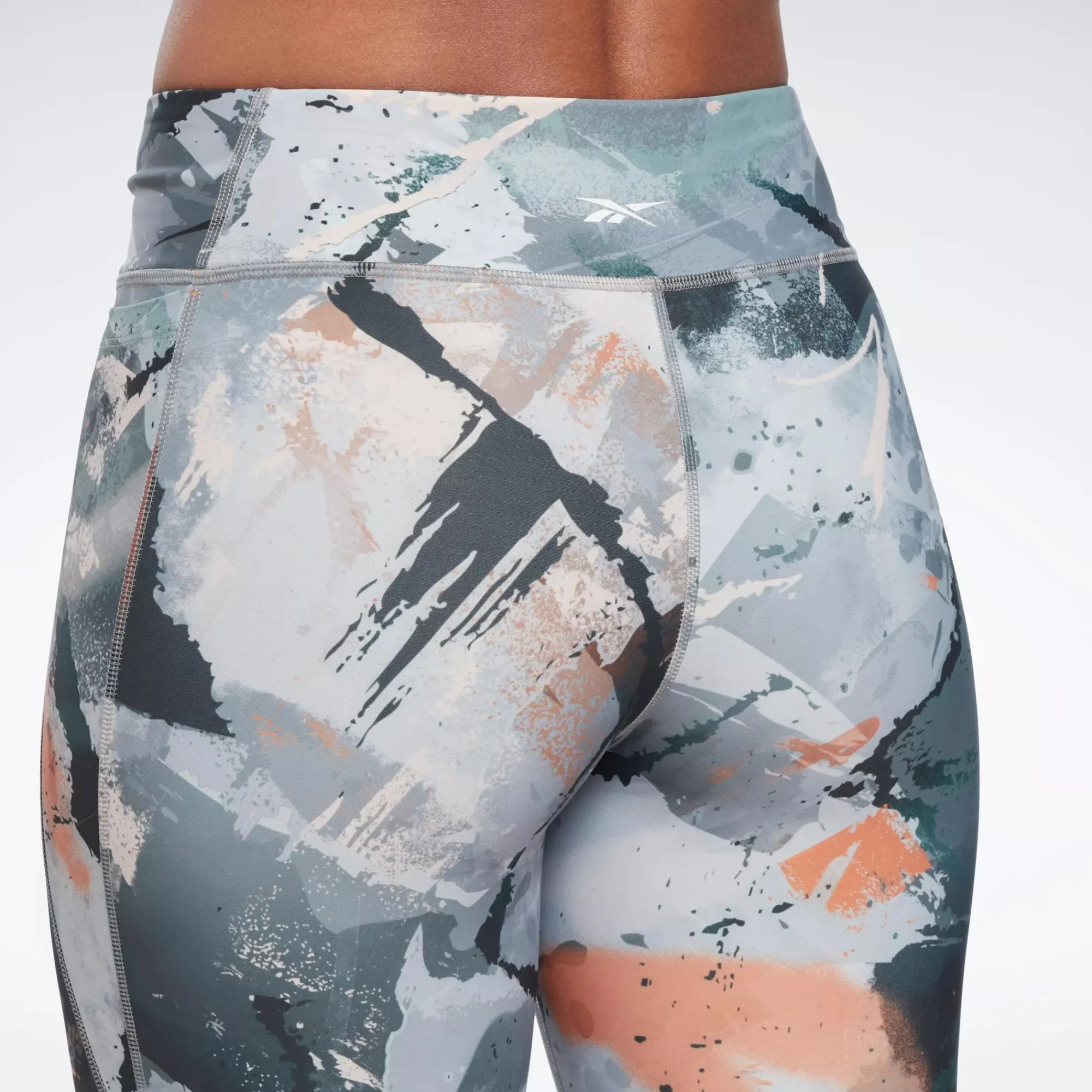 Leggings & Tights|Reebok Leggings & Tights Lux Allover Print Bold Leggings