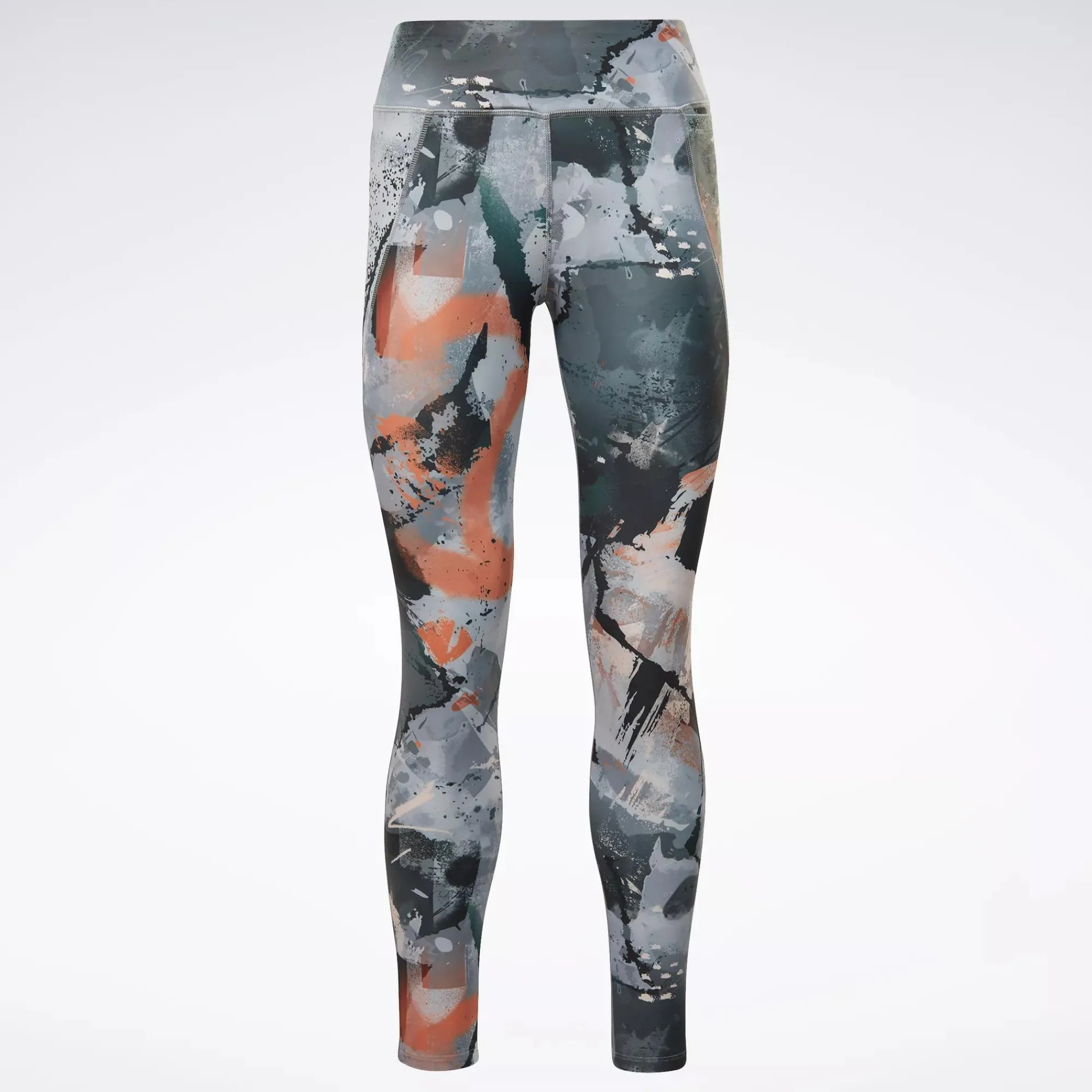 Leggings & Tights|Reebok Leggings & Tights Lux Allover Print Bold Leggings