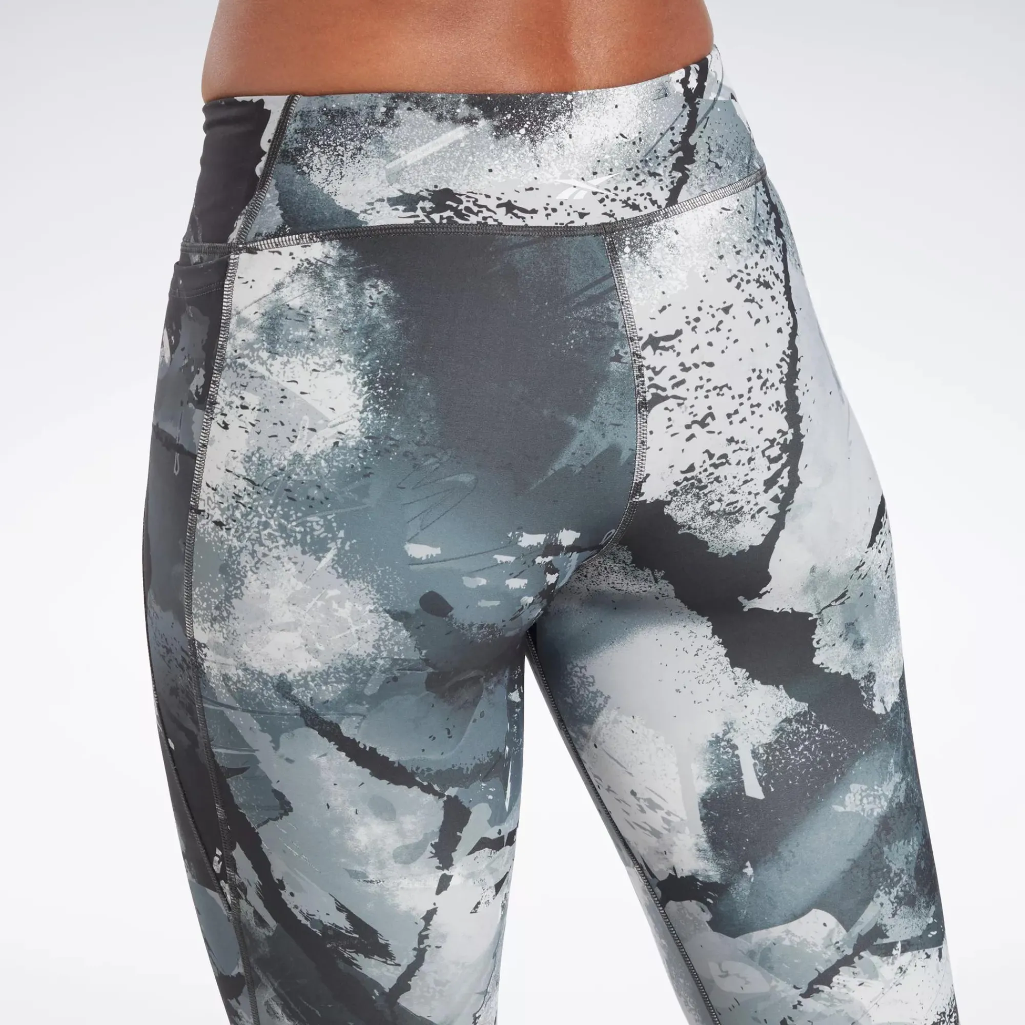 Leggings & Tights|Reebok Leggings & Tights Lux Allover Print Bold Leggings