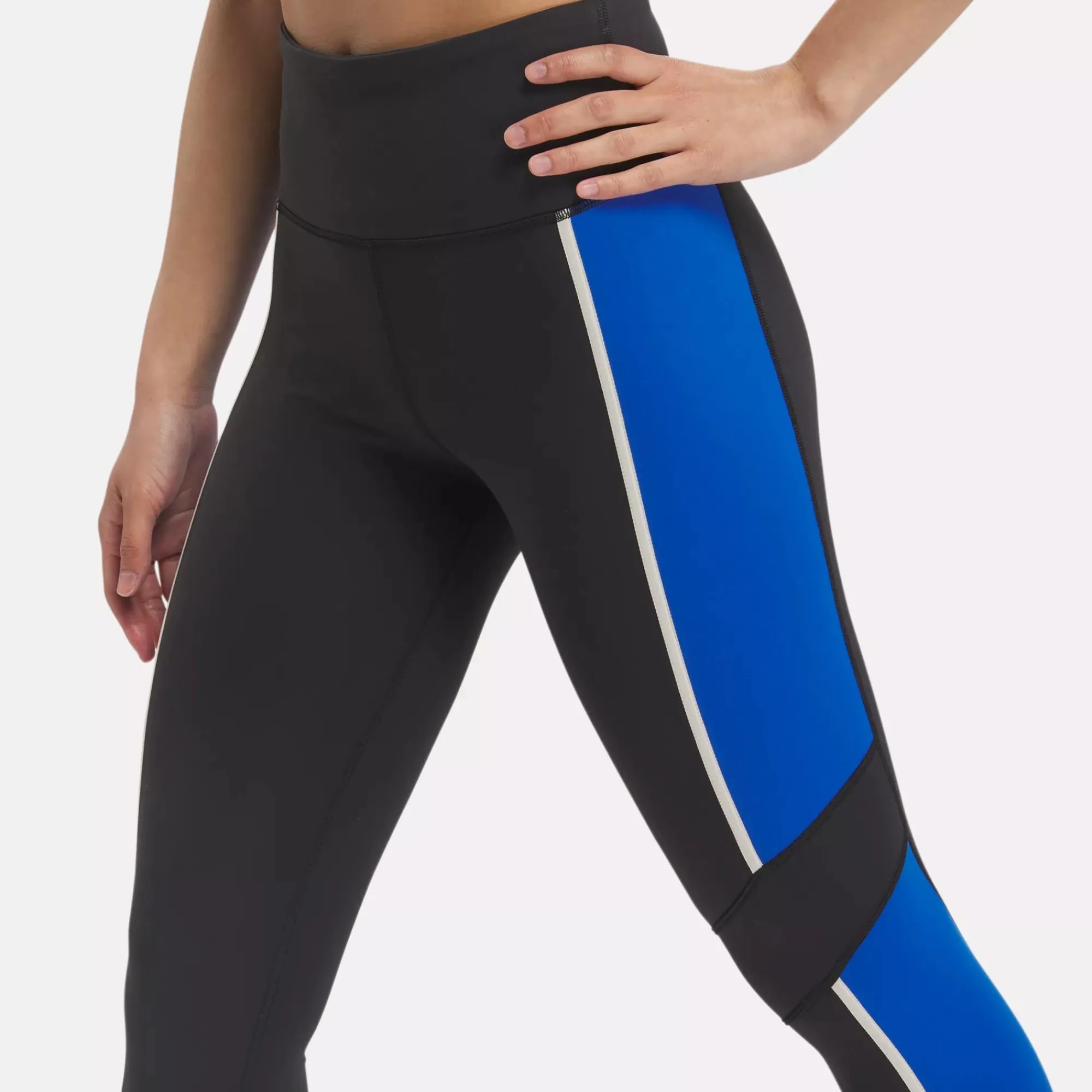 Yoga|Reebok Yoga Lux High-Rise Colorblock Leggings
