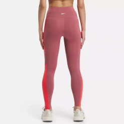 Yoga|Reebok Yoga Lux High-Rise Colorblock Leggings